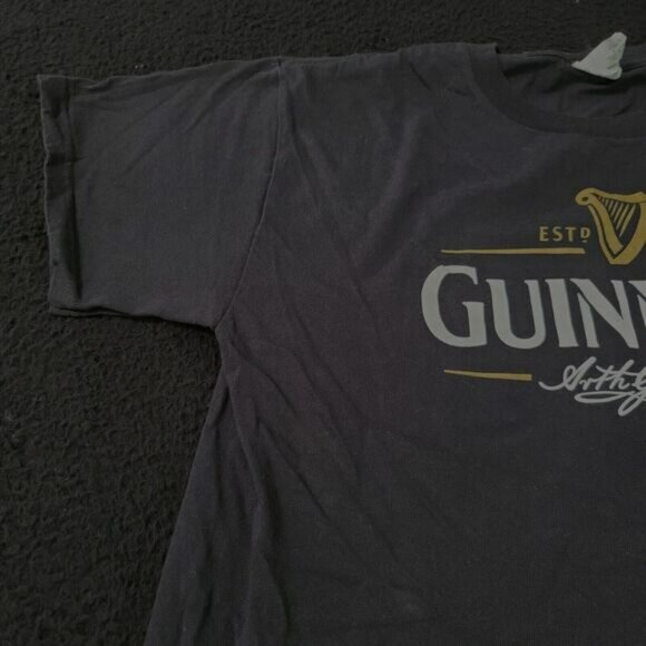 Delta Pro Weight Mens T-Shirt Black Size Medium Cotton Pullover Short Sleeve - Picture 8 of 12